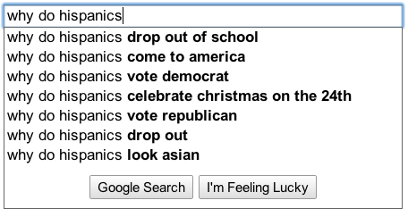 Why aren't there any Hispanics around here?  My lawn needs mowed.